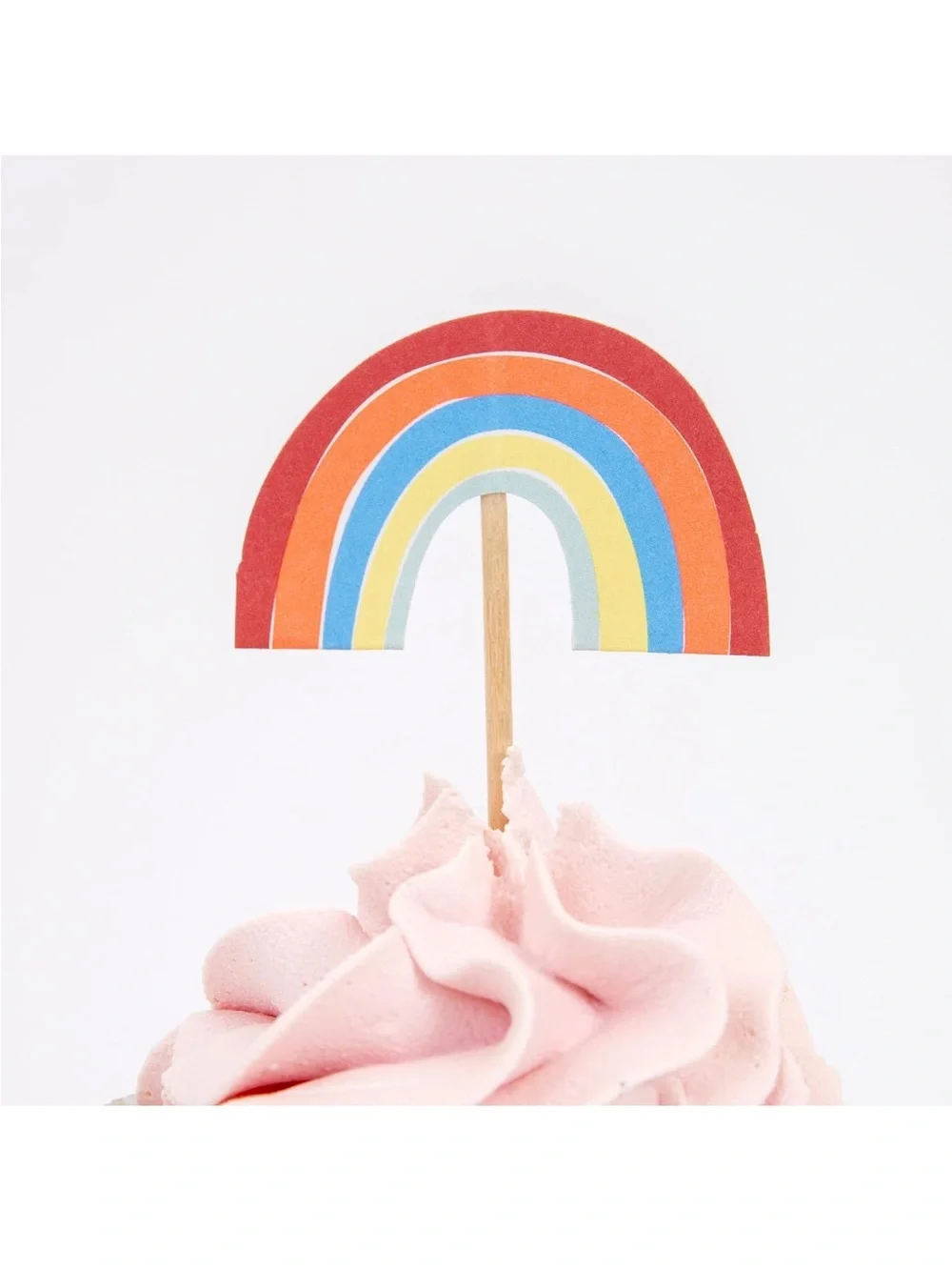🆕 48 Meri Meri Cupcake Topper Unicorns Rainbows Metallic Gold Birthday Party NWT